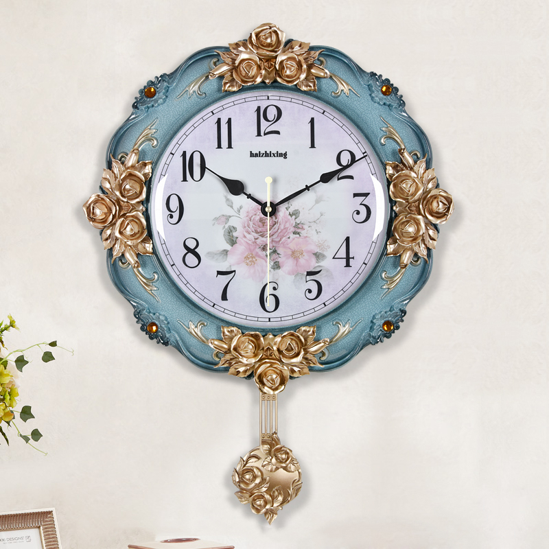 Luxury Lifestyle Homes - European style creative fashion wall clock