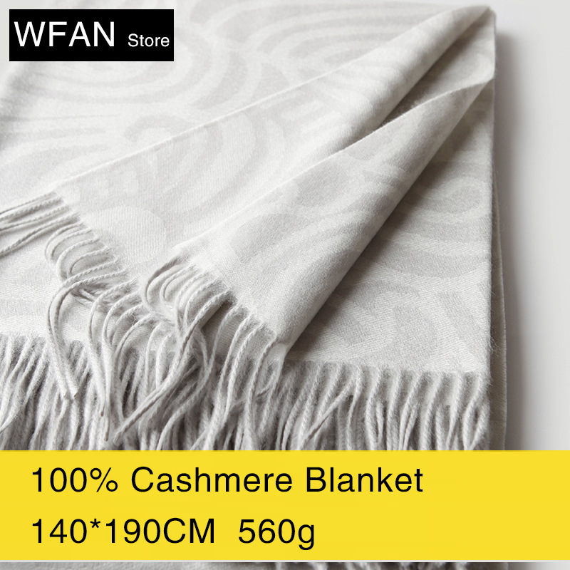 Cloud Pattern Double-Sided Jac - Cashmere Throw Blanket ulasan dan harga