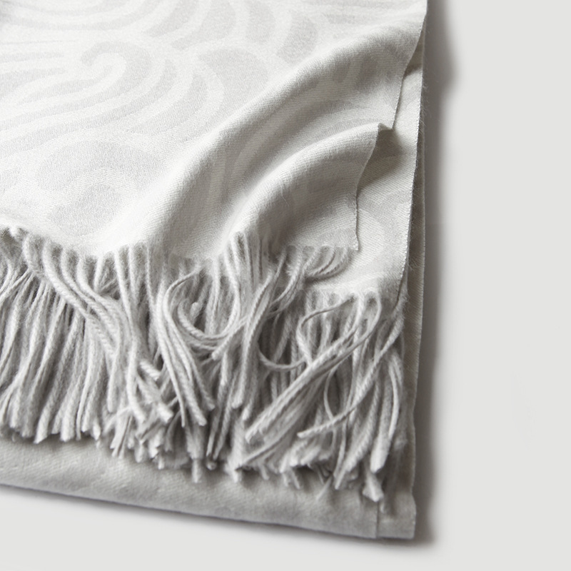 Cloud Pattern Double-Sided Jac - Cashmere Throw Blanket ulasan dan harga