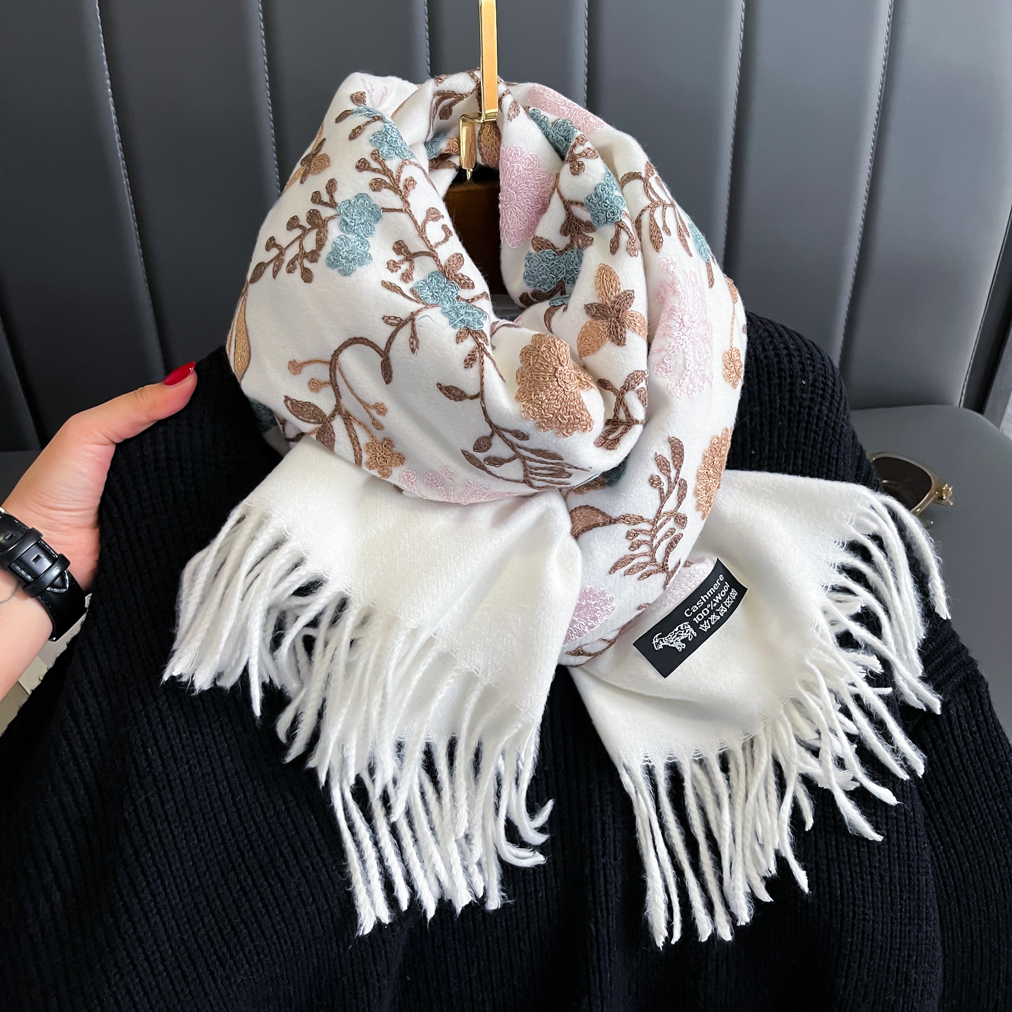 New Winter Warm Cashmere Scarf - Cashmere Throw Blanket ulasan dan harga