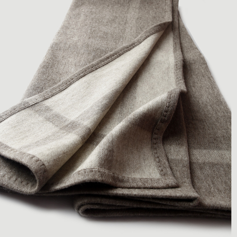 Cross Striped Double sided Jac - Cashmere Throw Blanket ulasan dan harga
