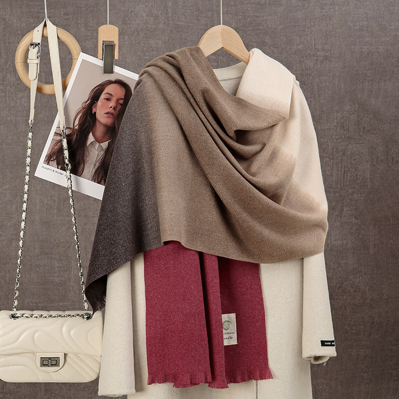 New 2024 Gradient Cashmere Sca - Cashmere Throw Blanket ulasan dan harga
