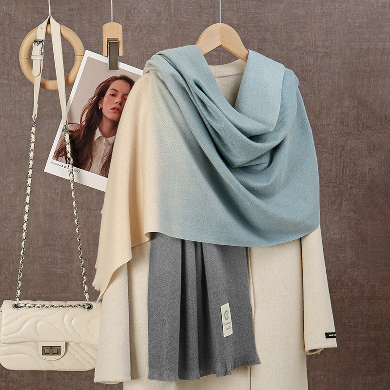 New 2024 Gradient Cashmere Sca - Cashmere Throw Blanket ulasan dan harga