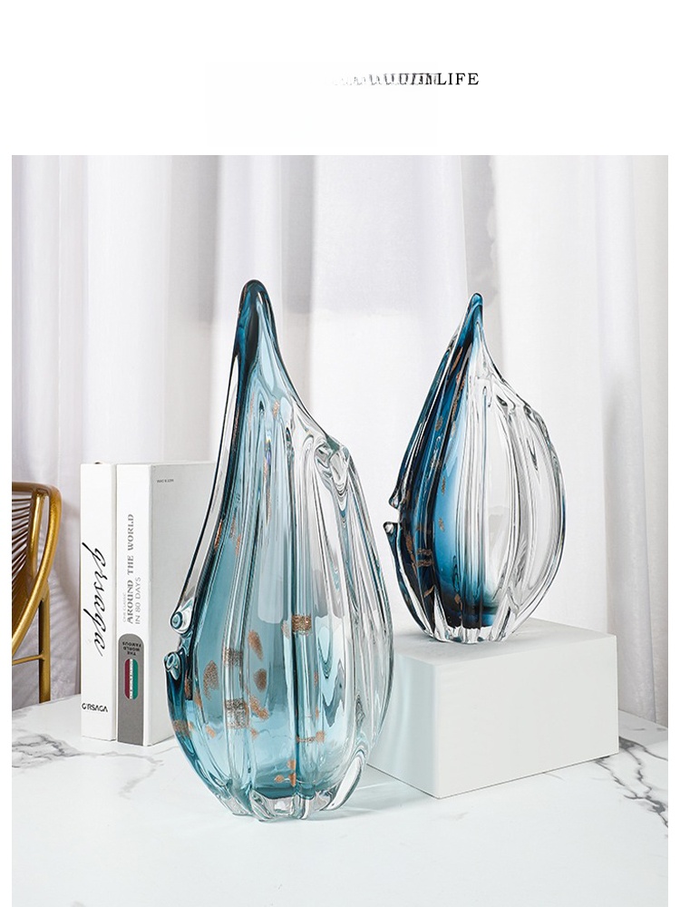Nordic Style Glass Vase Creati - Luxury Lifestyle Homes ulasan dan harga