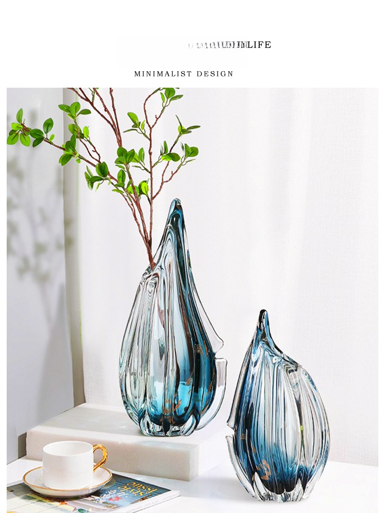 Nordic Style Glass Vase Creati - Luxury Lifestyle Homes ulasan dan harga