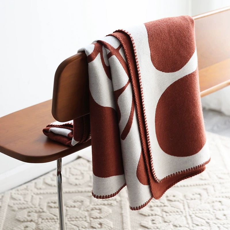 Jacquard Faux Cashmere Blanket - Cashmere Throw Blanket ulasan dan harga