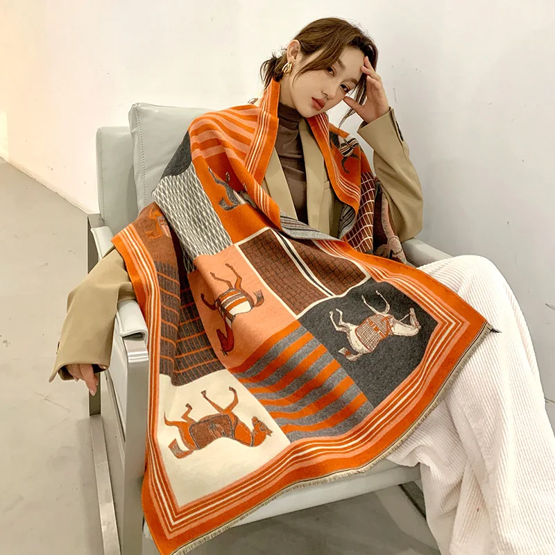 2024 New Luxury Winter Cashmer - Cashmere Throw Blanket ulasan dan harga