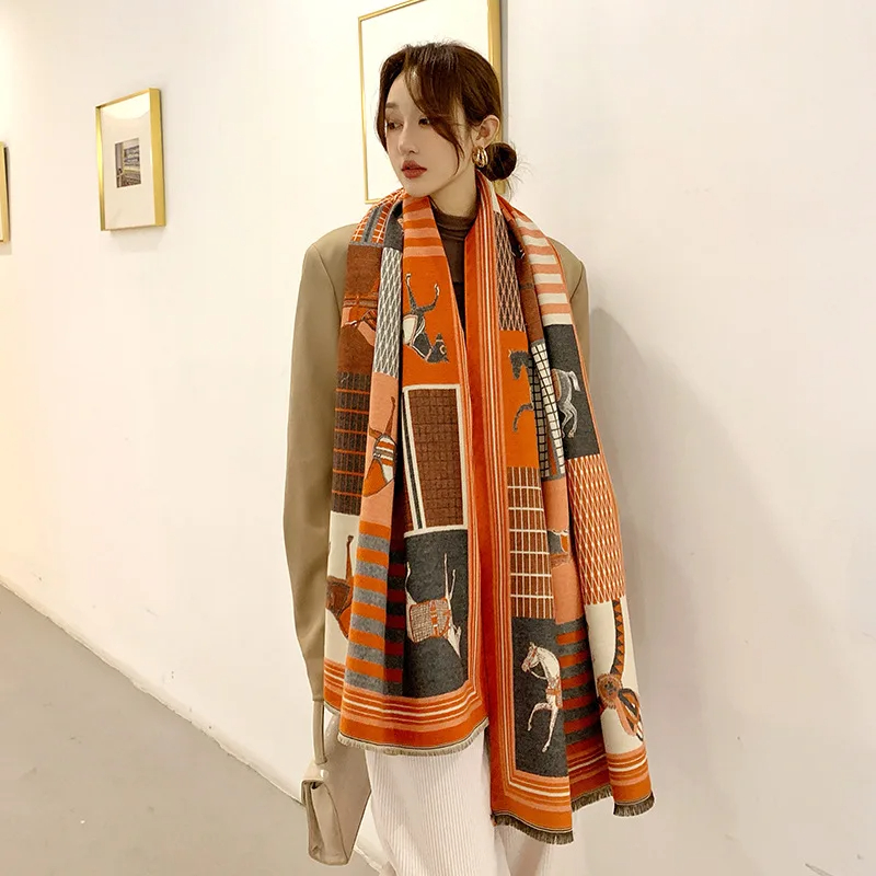 2024 New Luxury Winter Cashmer - Cashmere Throw Blanket ulasan dan harga