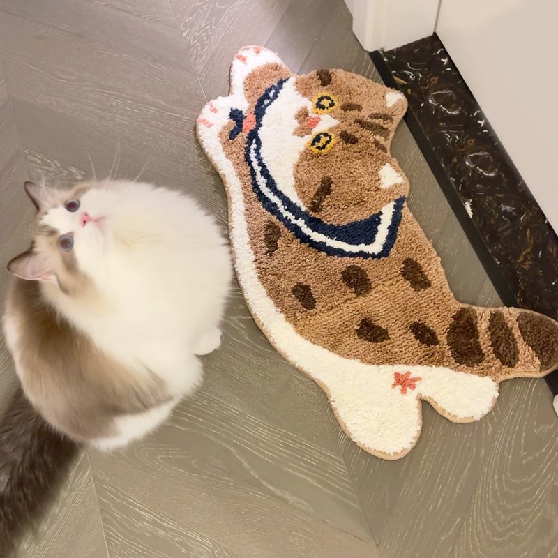 VIKAMA Cute Girl Cat Imitation - Cashmere Throw Blanket ulasan dan harga