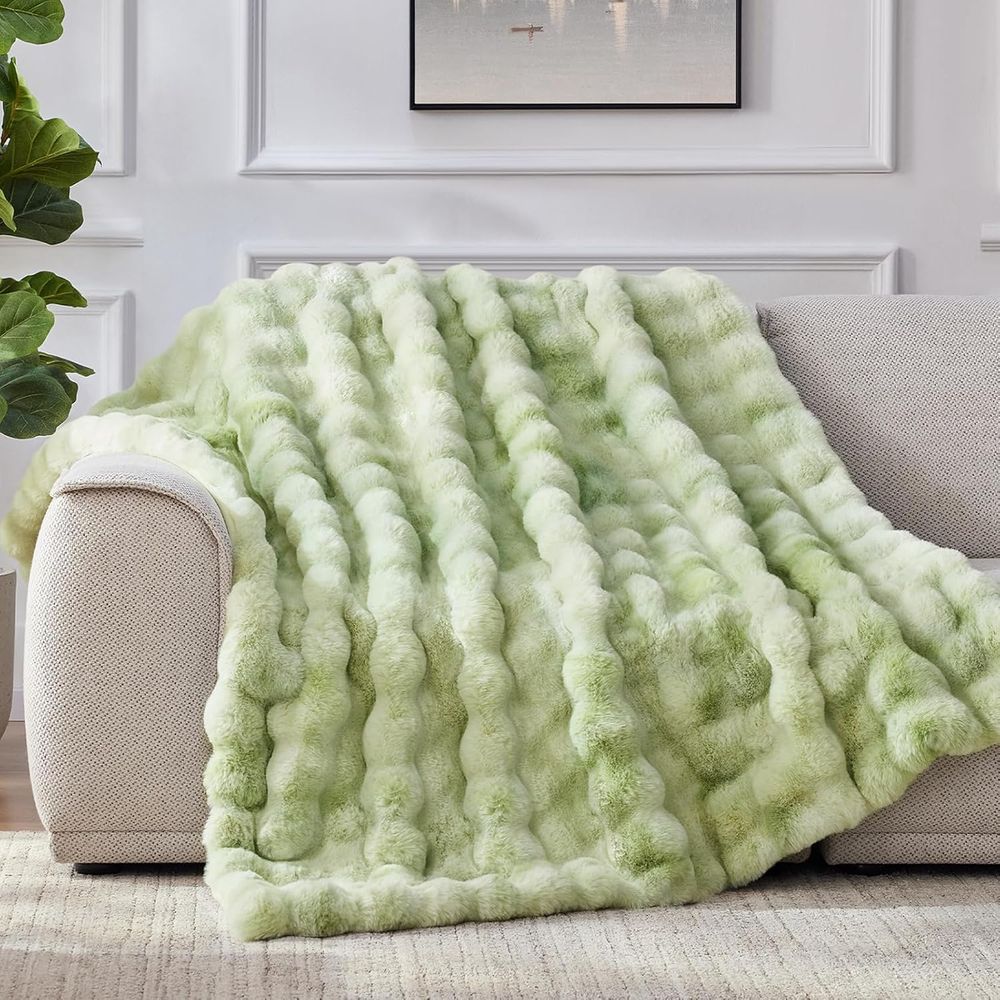 Faux Fur Throw Blanket, 1000GS - Cashmere Throw Blanket ulasan dan harga