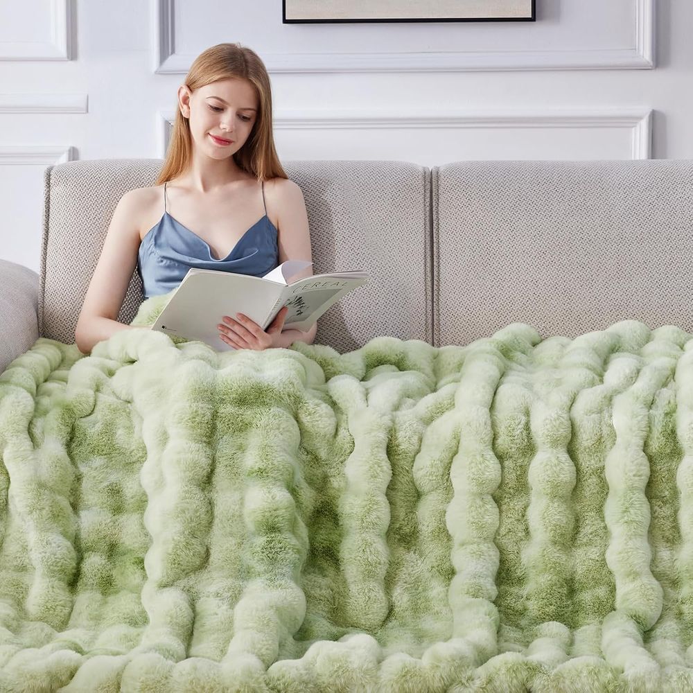 Faux Fur Throw Blanket, 1000GS - Cashmere Throw Blanket ulasan dan harga