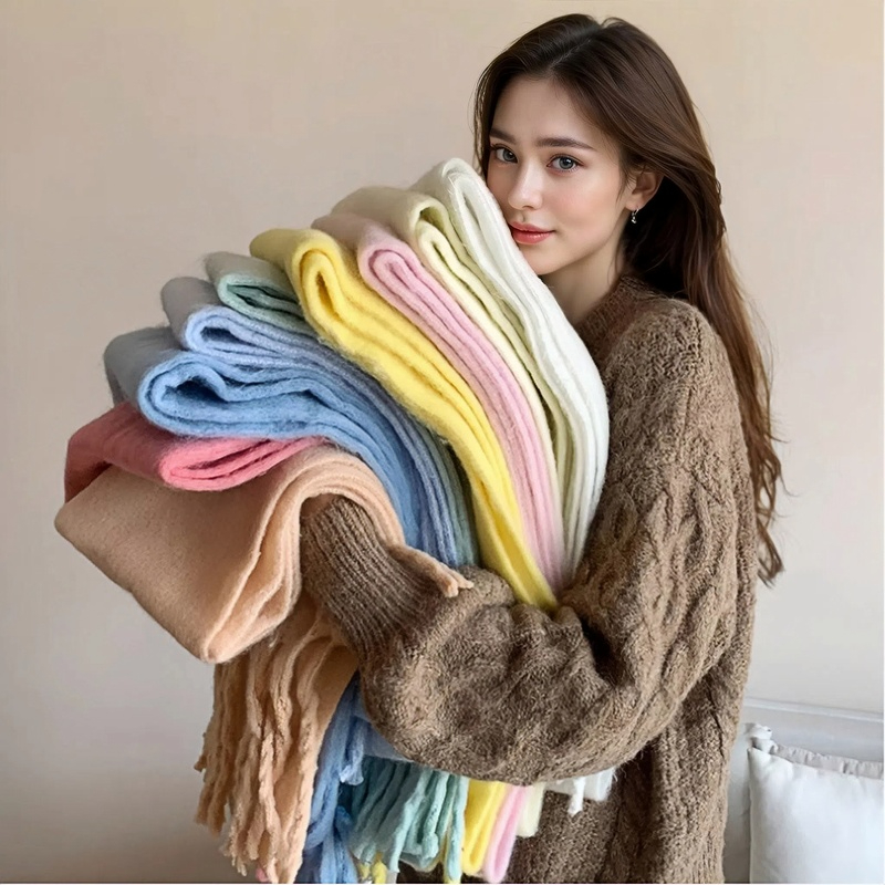 Winter Scarf for Women Cashmer - Cashmere Throw Blanket ulasan dan harga