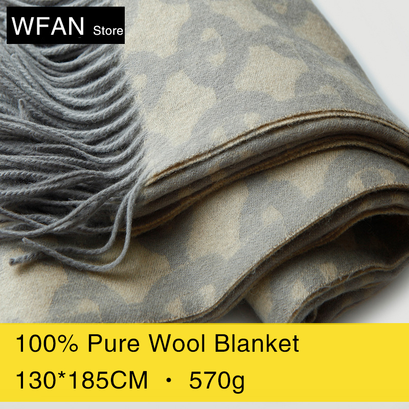 Chain Pattern Jacquard Wool Bl - Cashmere Throw Blanket ulasan dan harga