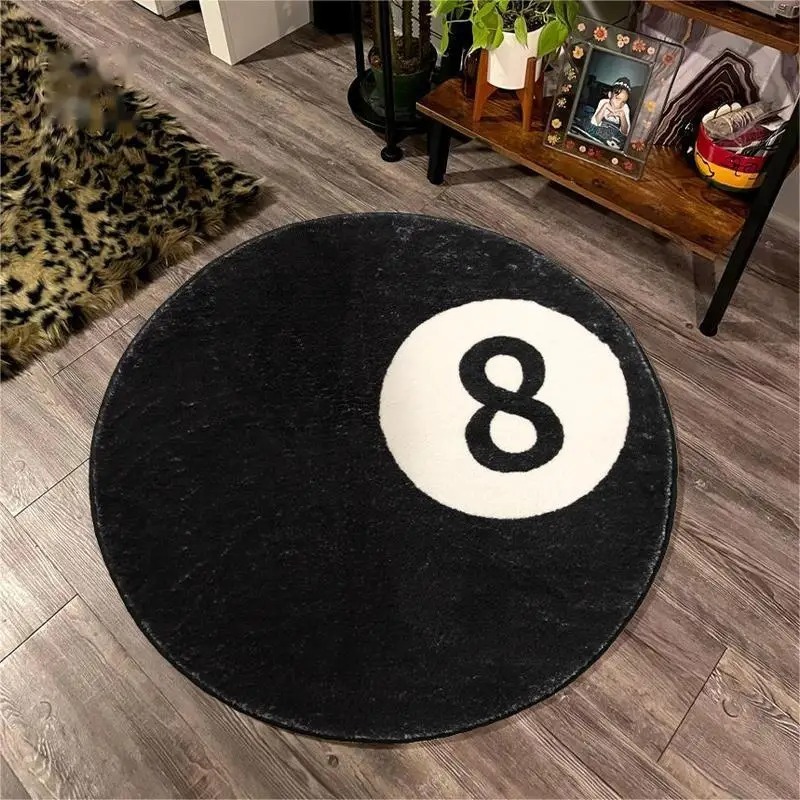 1PC Simple Black No. 8 Imitati - Cashmere Throw Blanket ulasan dan harga