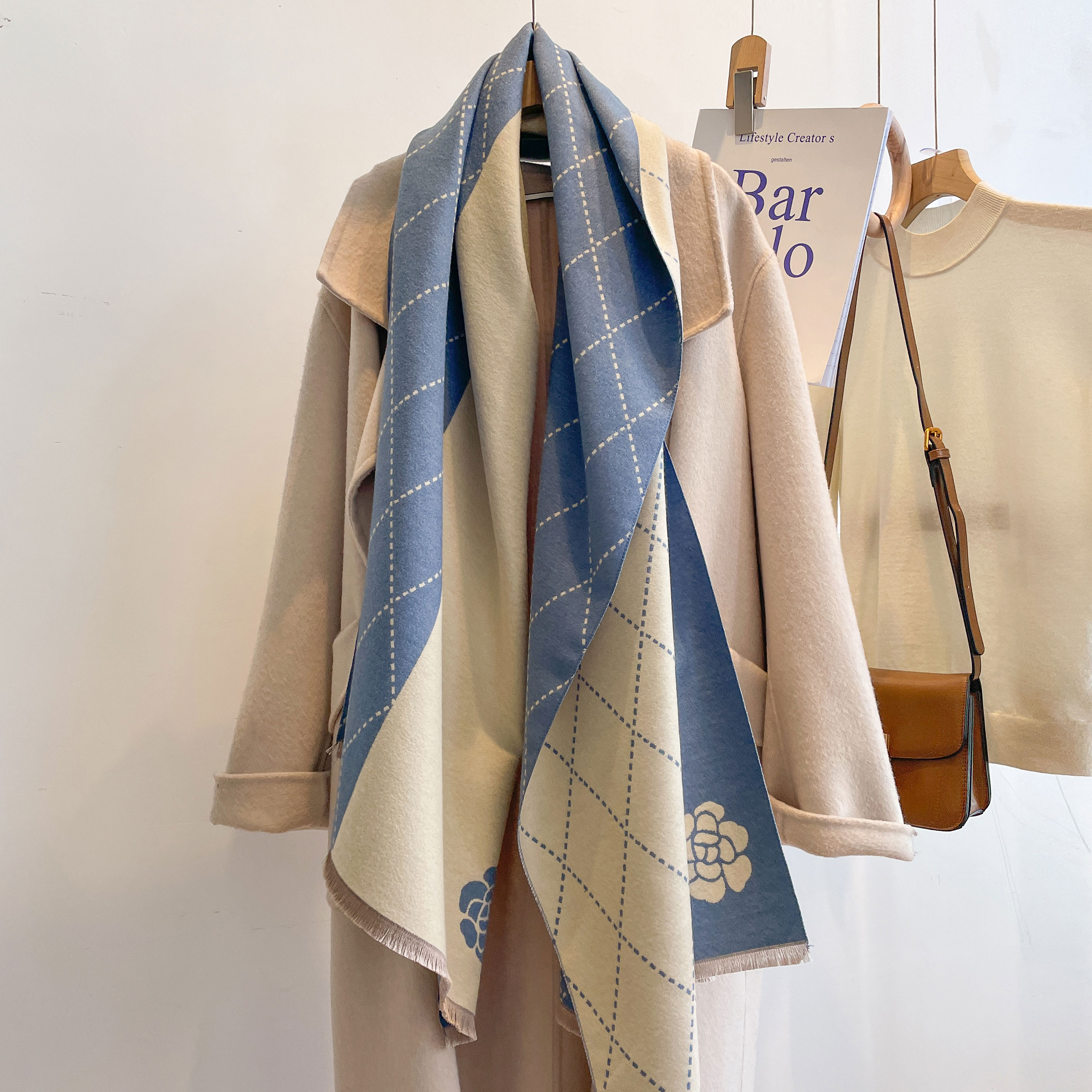 2023 Designer Cashmere Scarf W - Cashmere Throw Blanket ulasan dan harga