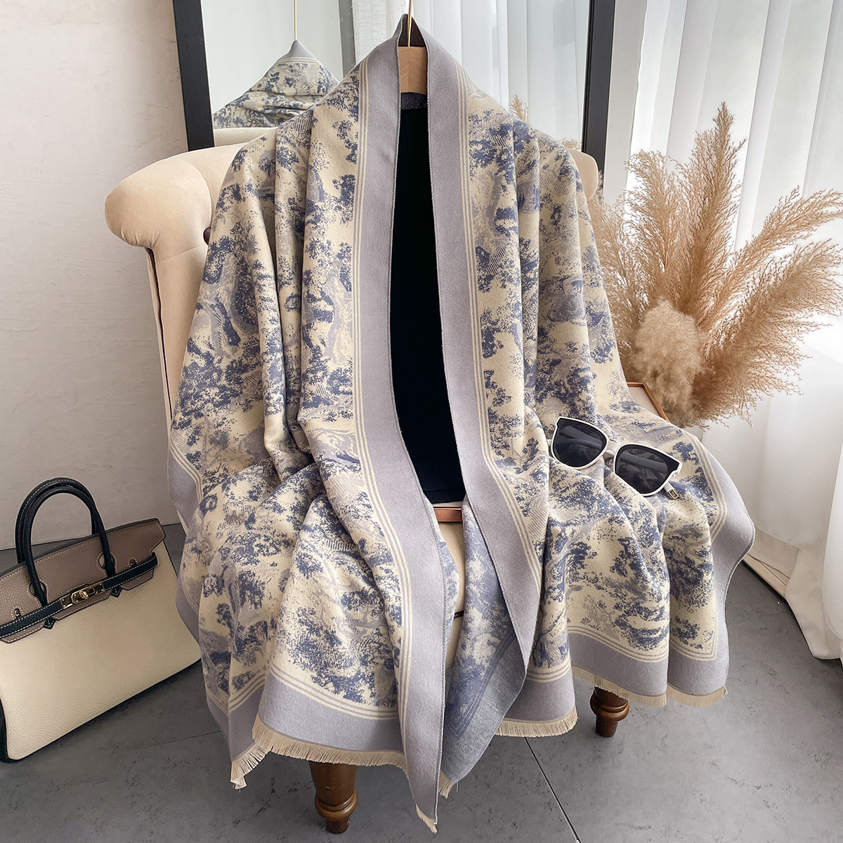 Luxury Winter Cashmere Scarf W - Cashmere Throw Blanket ulasan dan harga