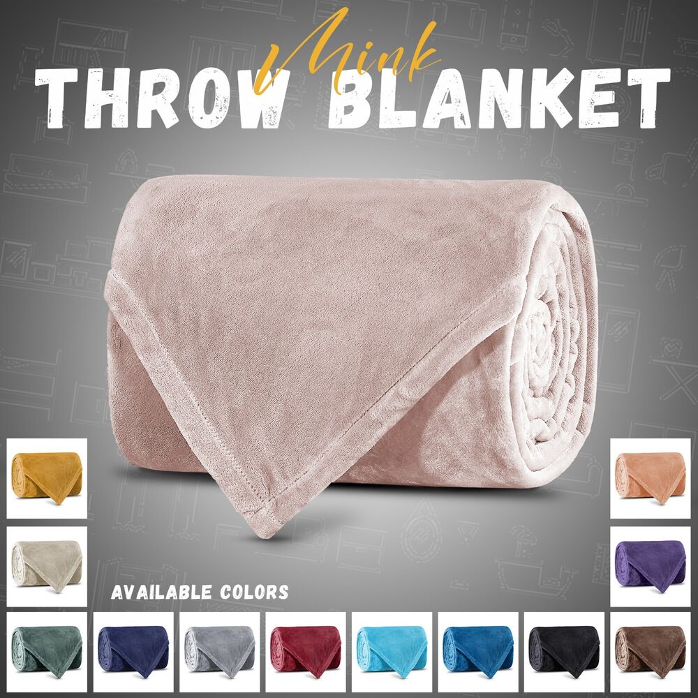 Extra Large Solid Color Fleece - Cashmere Throw Blanket ulasan dan harga